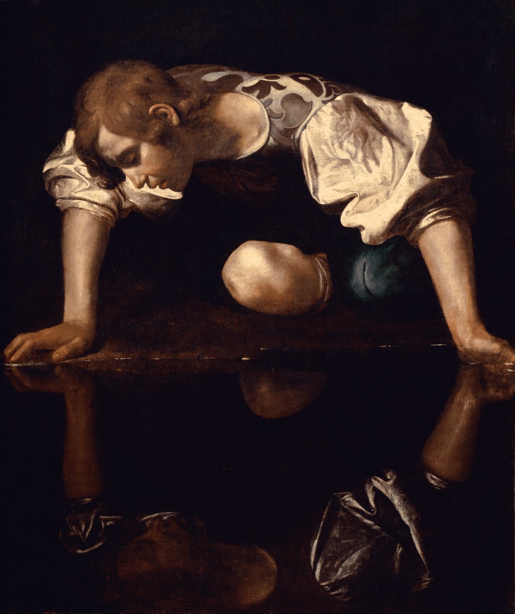 Narziss, ca. 1597-99 von Michelangelo Merisi da Caravaggio