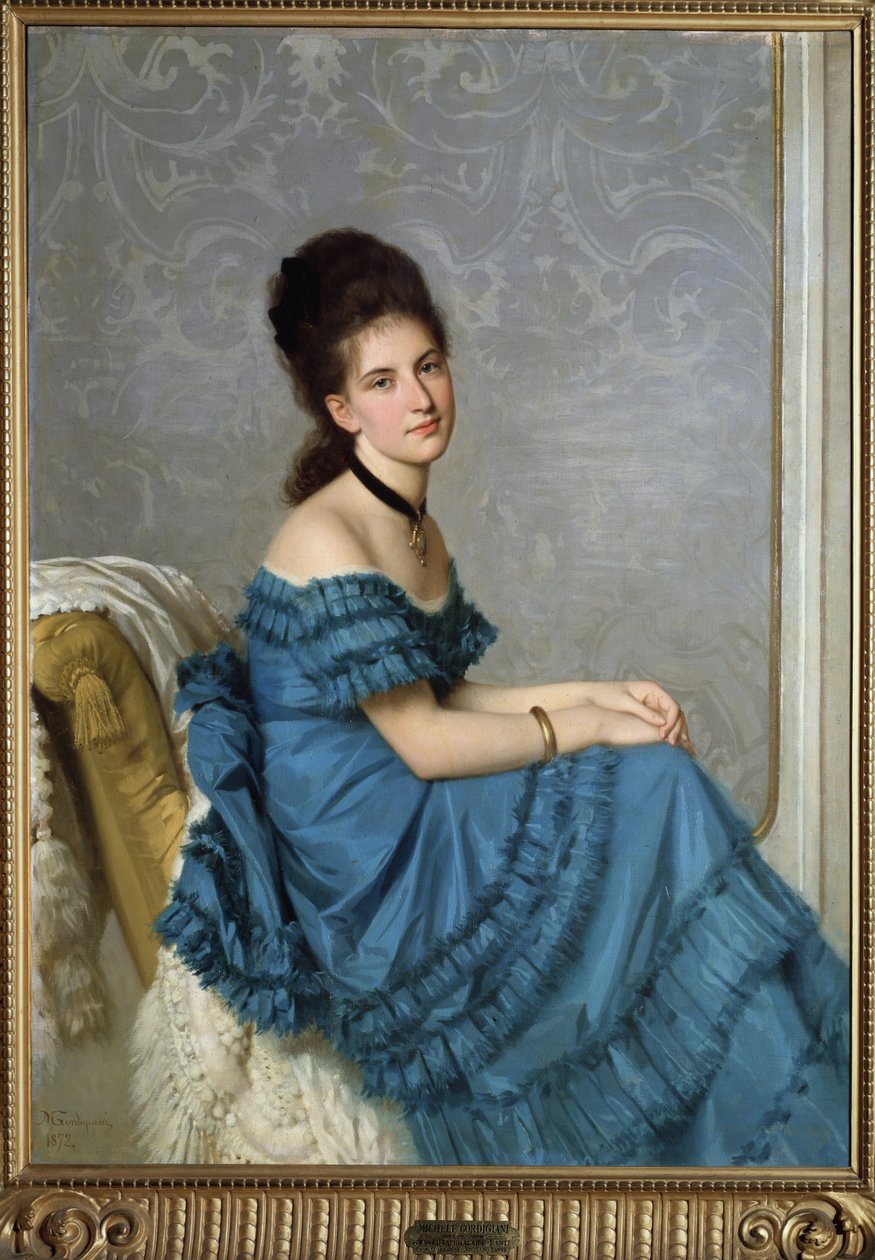 Porträt von Alaide Banti von Michele Gordigiani