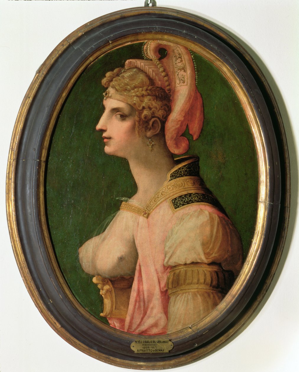 Porträt einer Frau, wahrscheinlich Zenobia, Königin von Palmyra von Michele di Ridolfo Tosini