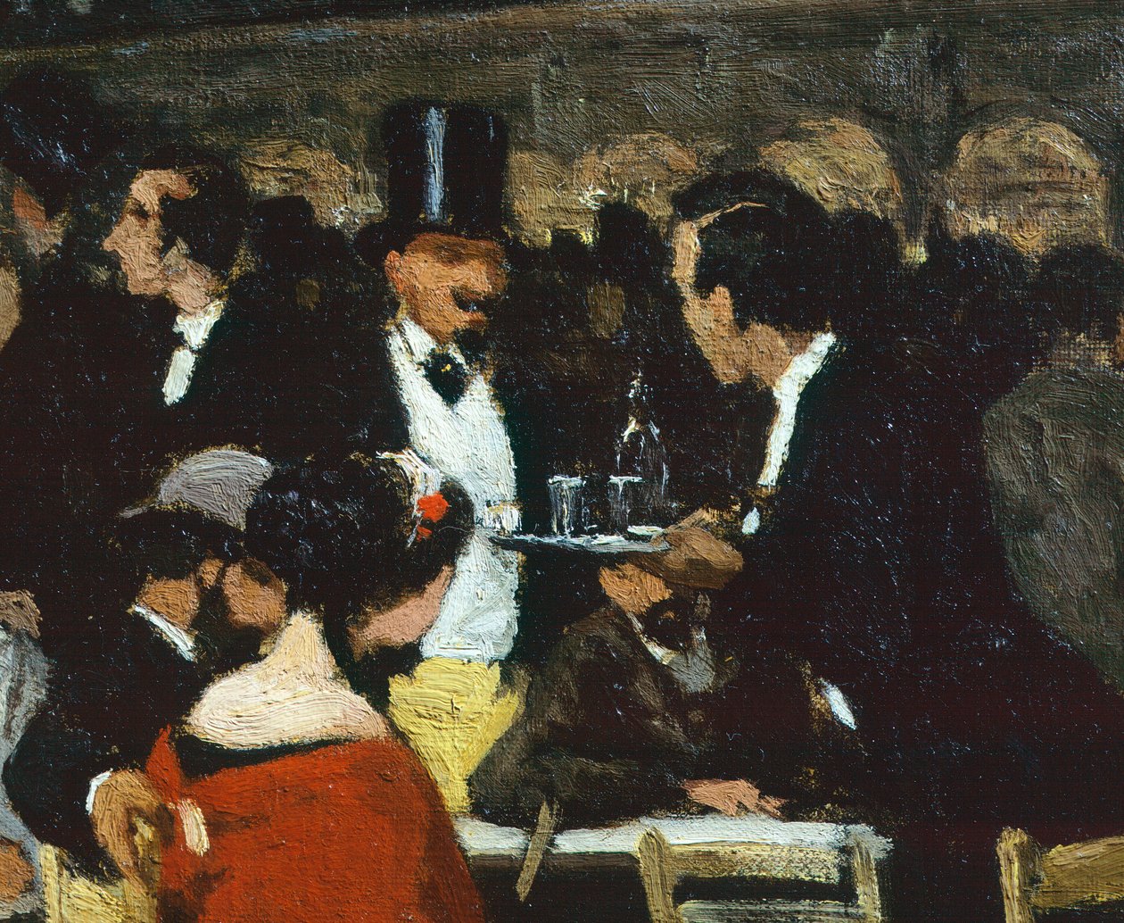 Piazza San Marco (Detail), 1869 von Michele Cammarano