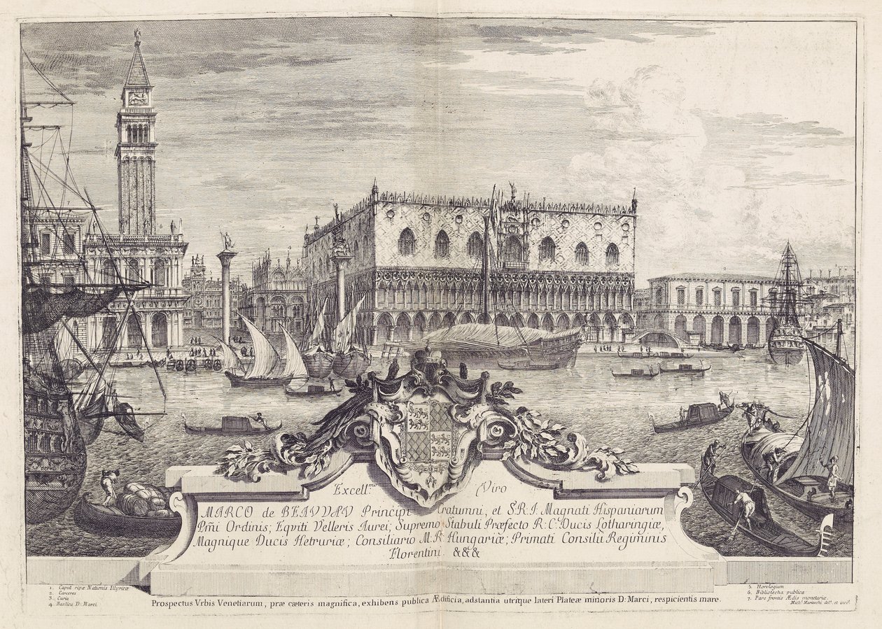 Magnificentiores Selectioresque Urbis Venetiarum Prospectus von Michele Marieschi