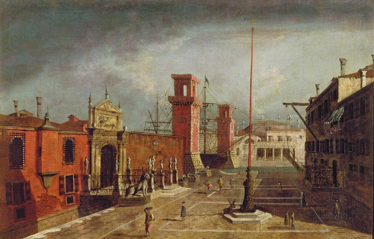 Das Arsenale, Venedig von Michele Marieschi