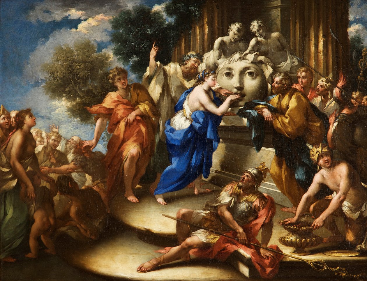 Die Maske der Wahrheit, um 1720 von Michele Rocca
