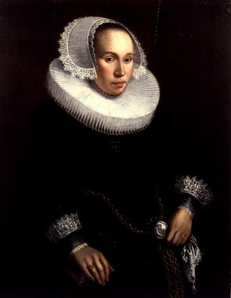 Porträt einer Dame von Michiel Jansz. van Miereveld