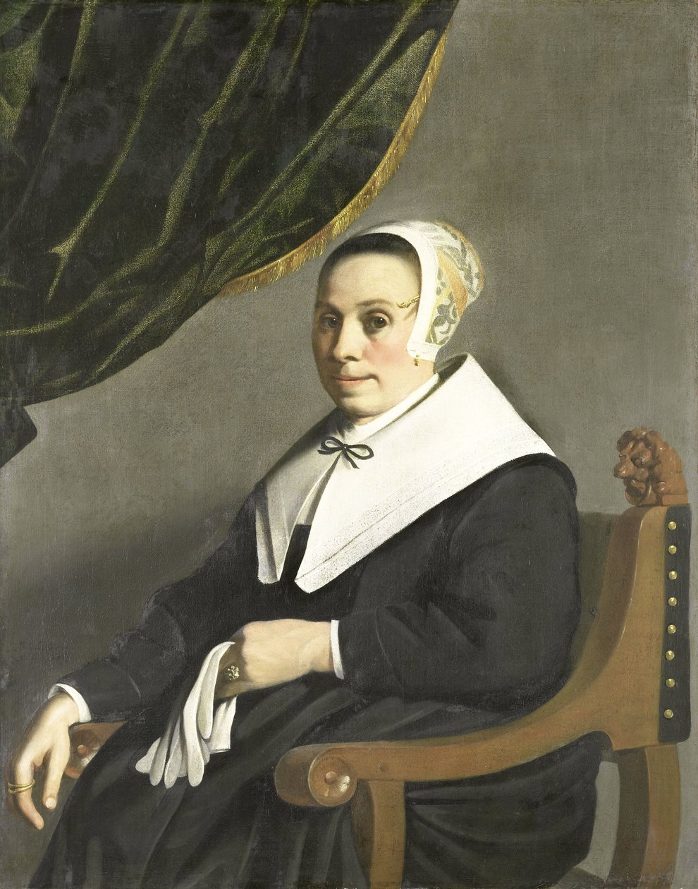 Porträt einer Frau von Michiel Nouts