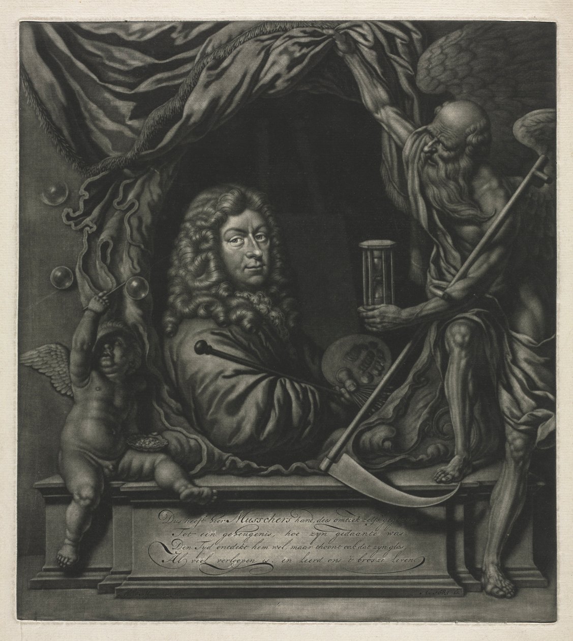Selbstporträt von Michiel van Musscher