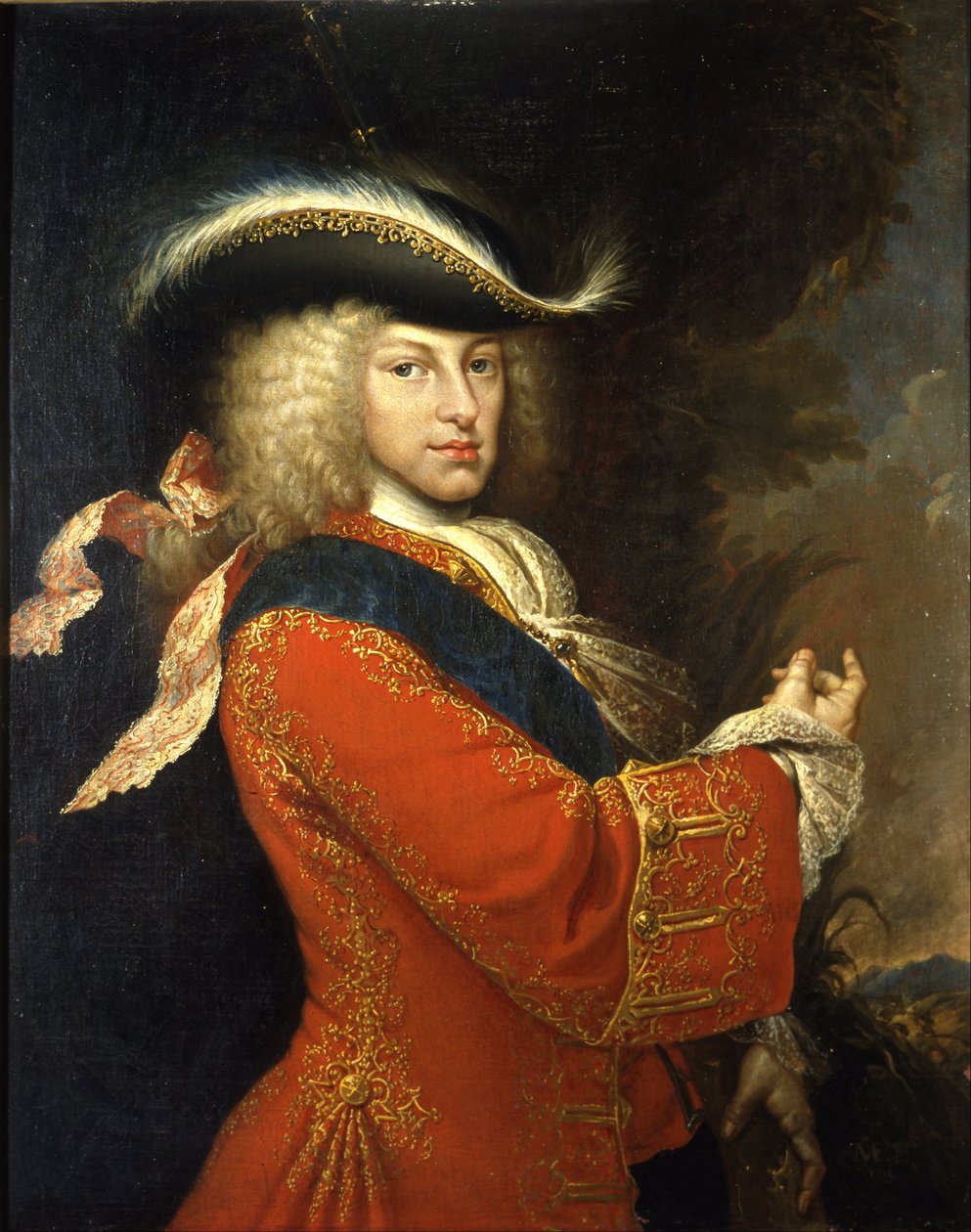 Philipp V. im Jagdkostüm von Miguel Jacinto Meléndez