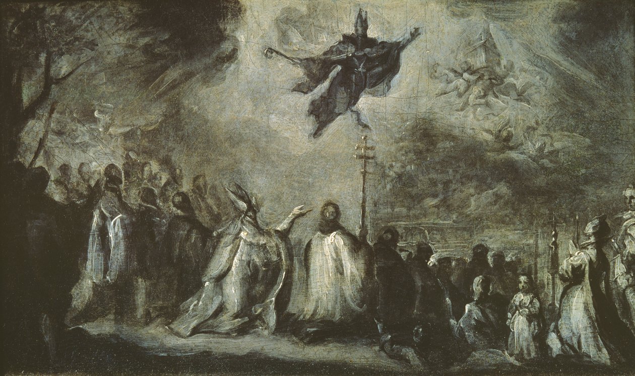 Erscheinung des Heiligen Augustinus von Miguel Jacinto Meléndez