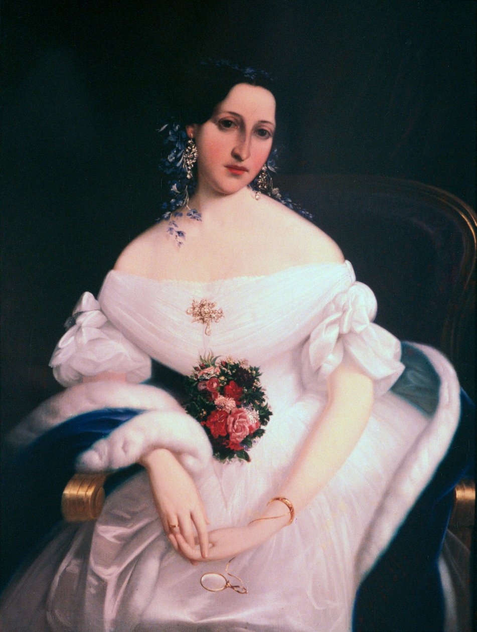 Luisa Pesjak, um 1835 von Mihael Stroj