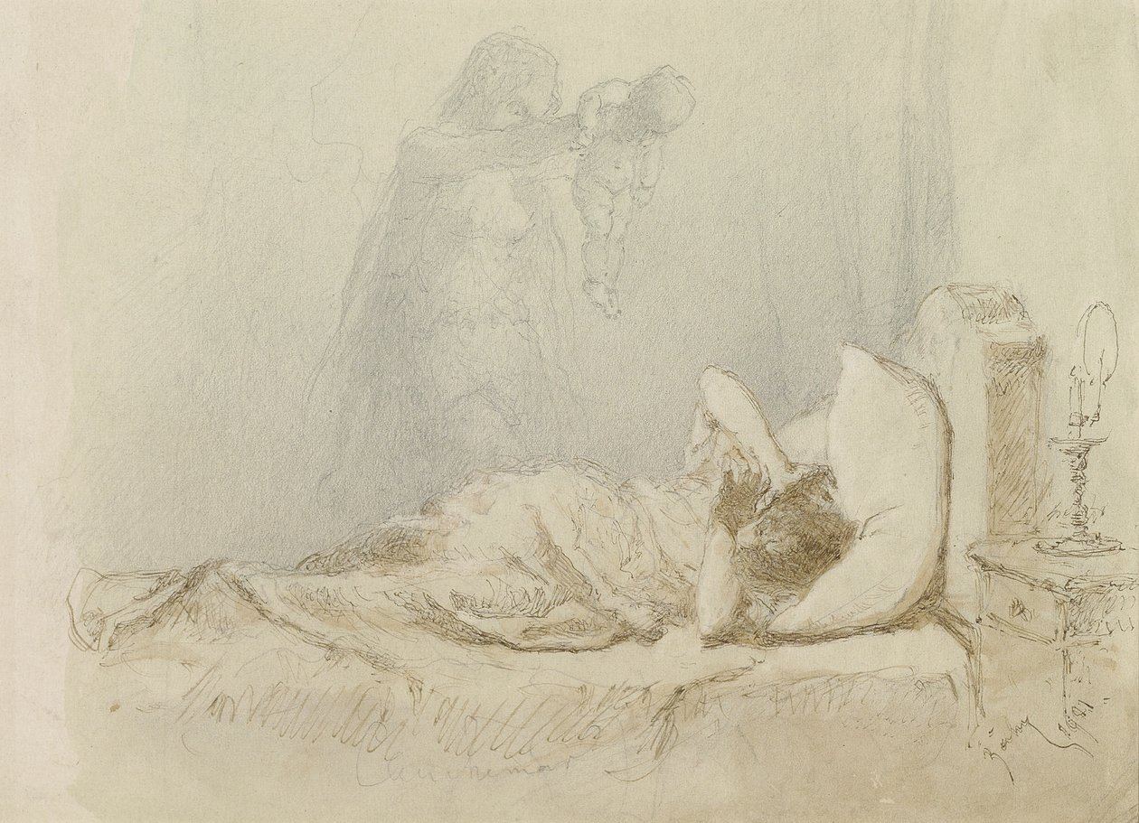 Albtraum, 1901 von Mihaly von Zichy