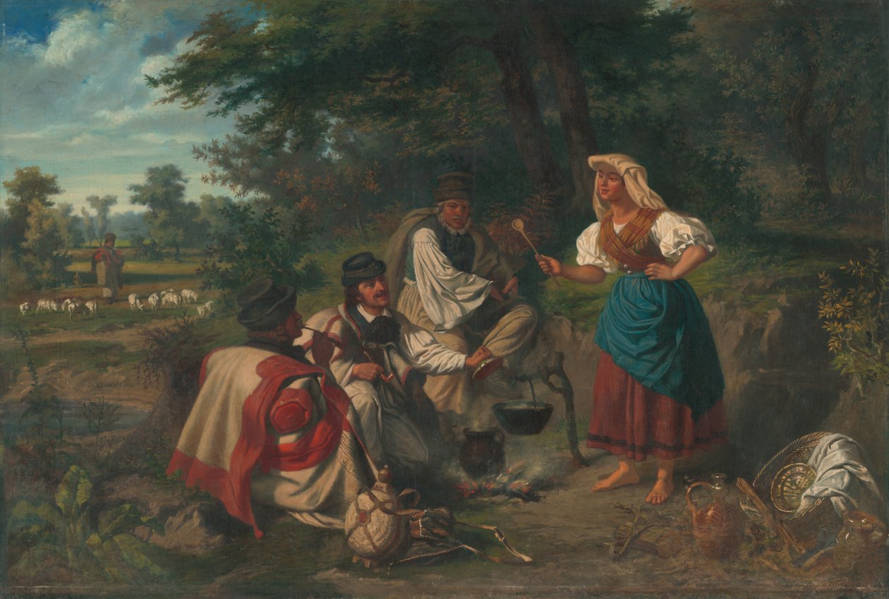Mittagessen in der Natur von Mihály Szemlér