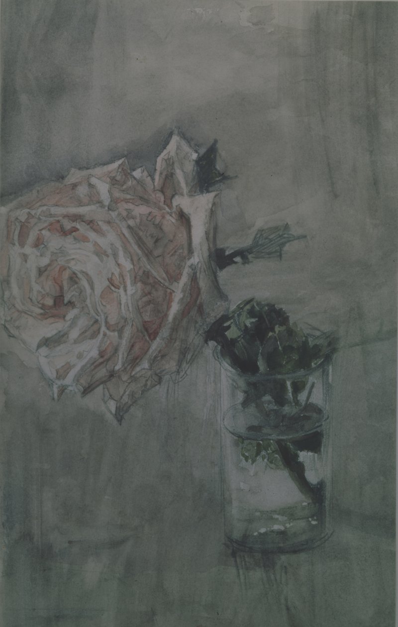 Eine Rose von Mikhail Aleksandrovich Vrubel