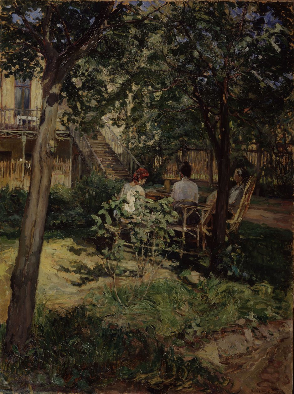 Im Garten, 1910er Jahre von Mikhail Anatolyevich Mamontov