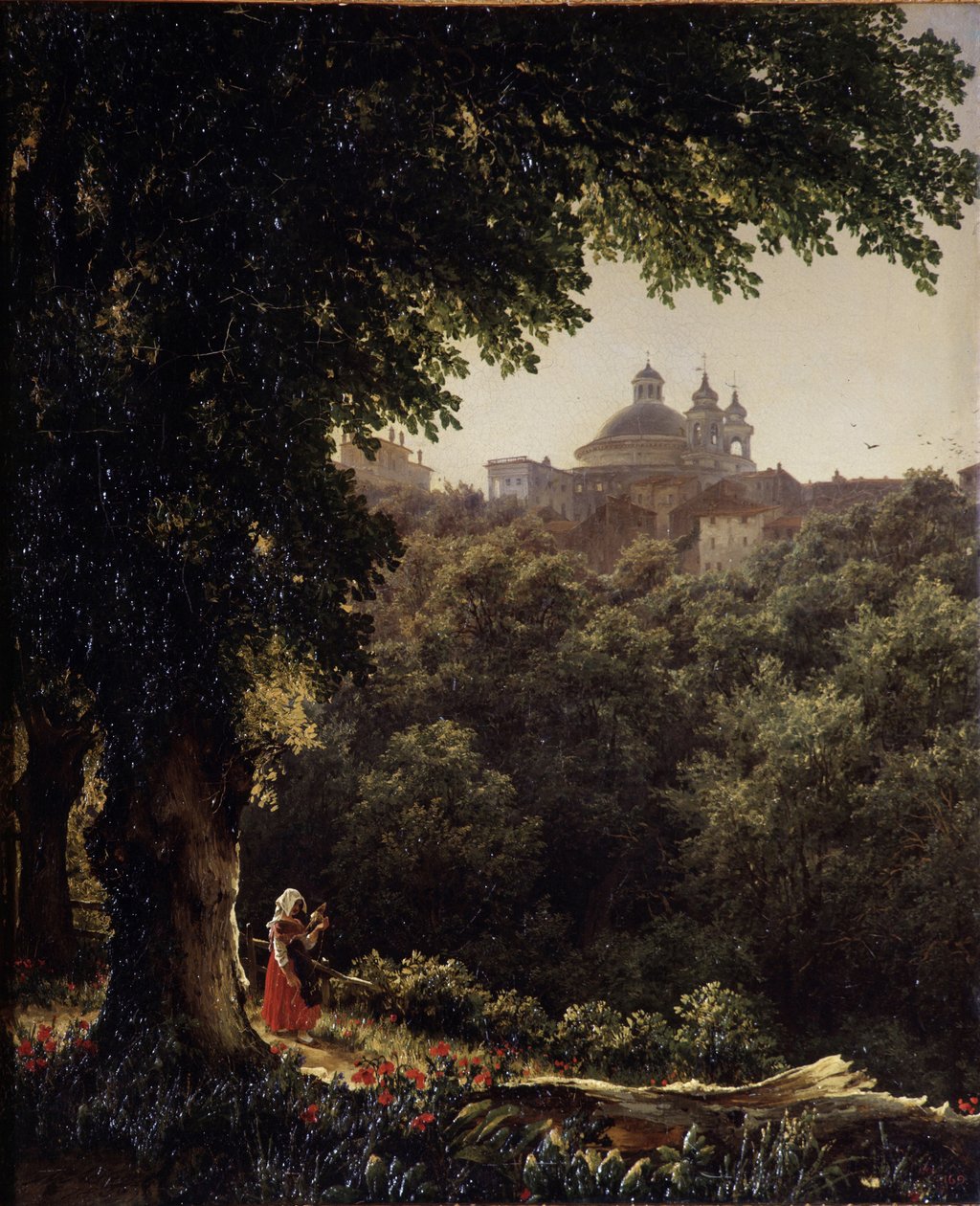 Ariccia bei Rom, 1836 von Mikhail Ivanovich Lebedev