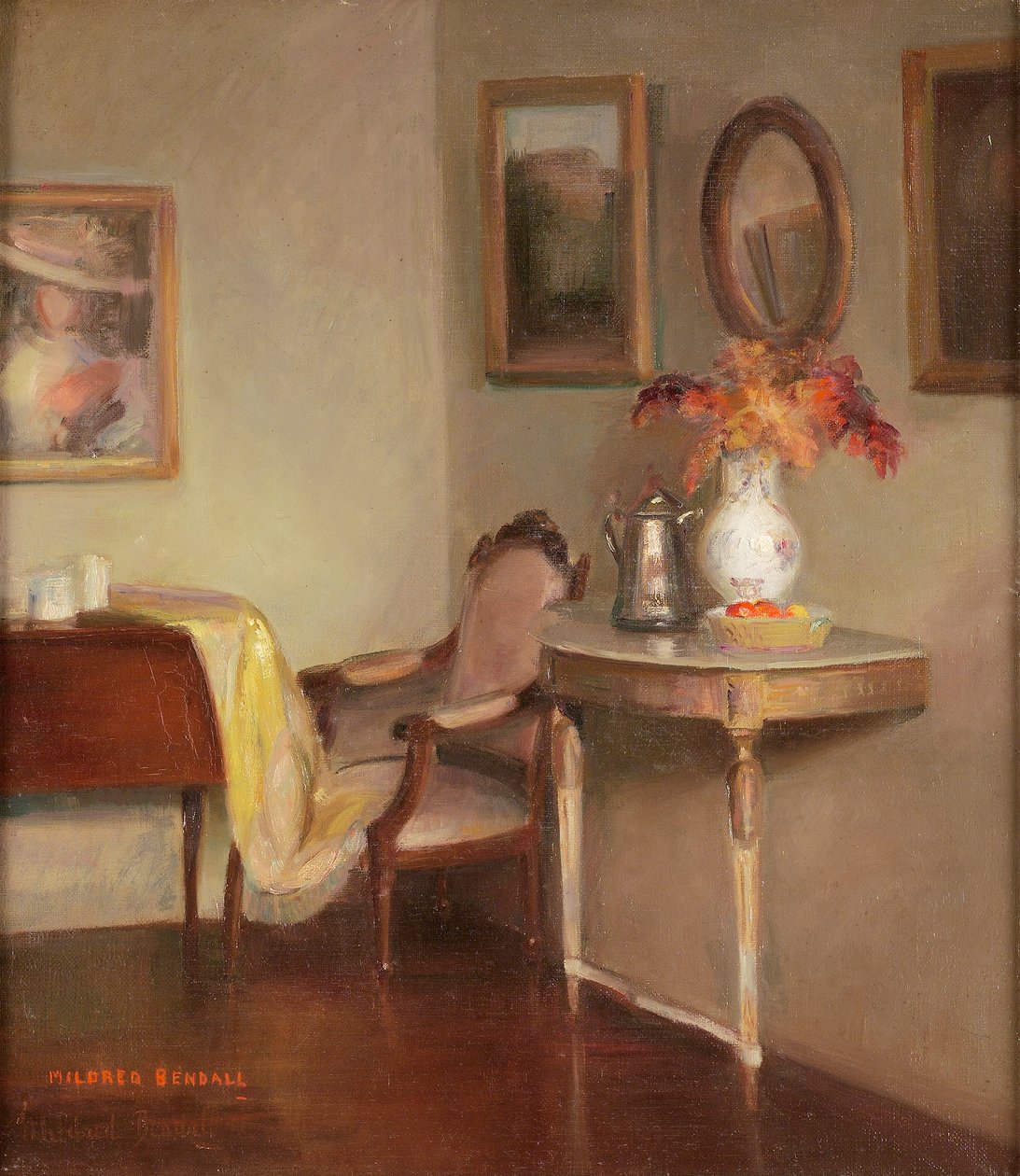 Ecke eines Salons in Bordeaux von Mildred Bendall