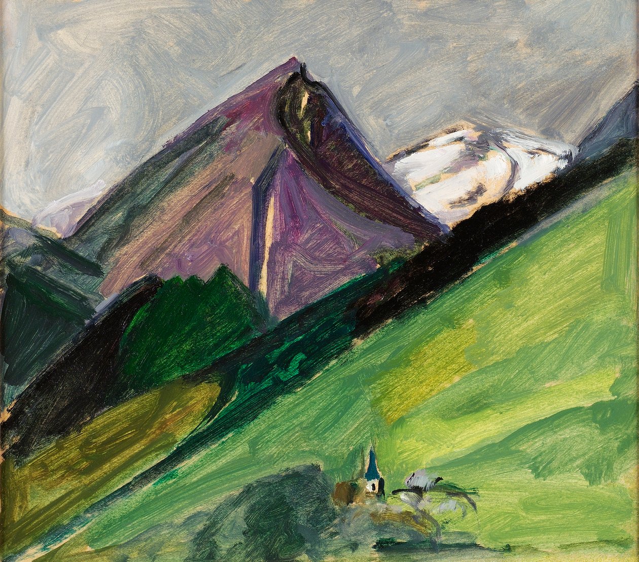 Bergkirche, ca. 1925 von Mildred Bendall