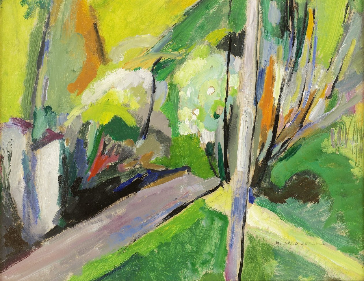 Der Landweg, um 1935 von Mildred Bendall