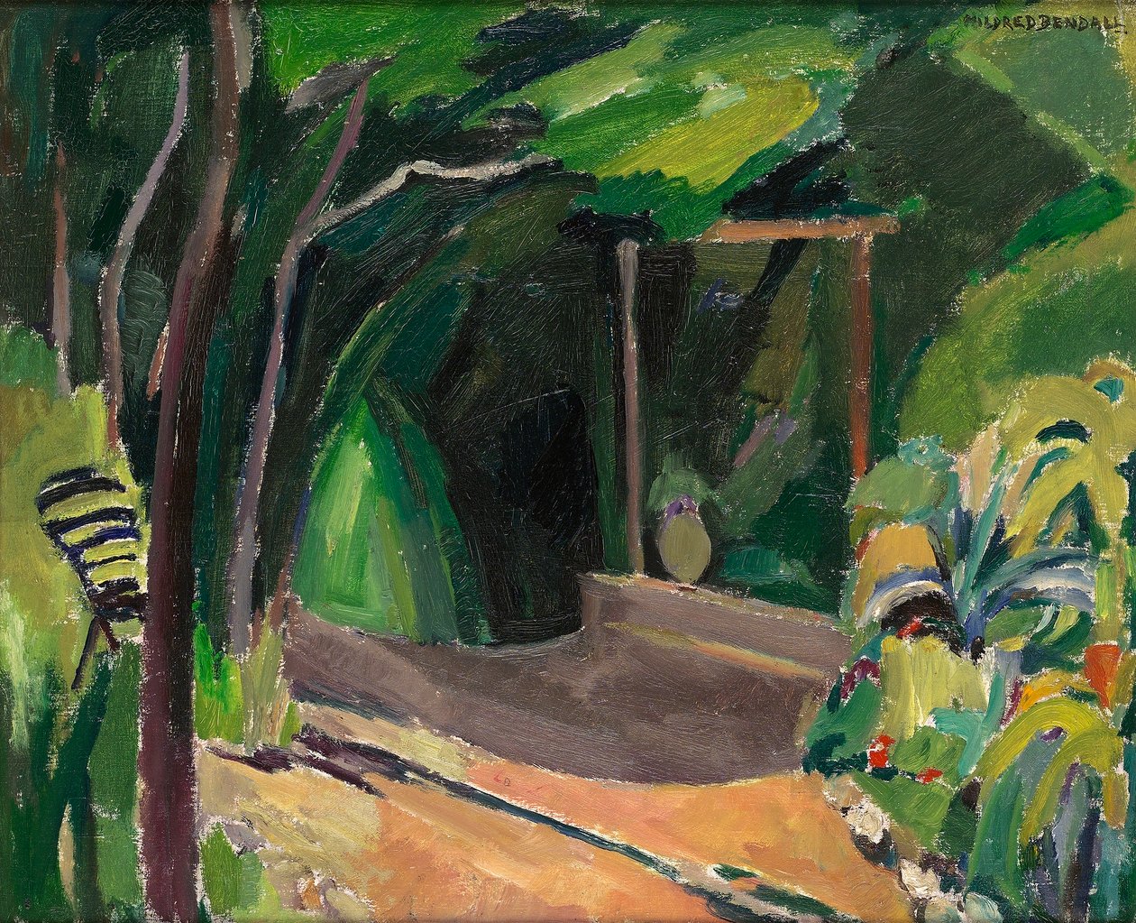 Eine Ecke des Gartens, ca. 1940 von Mildred Bendall