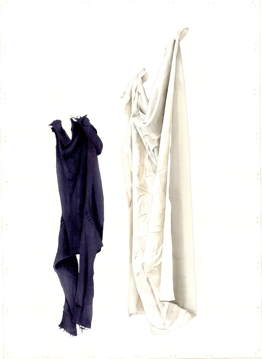 Kinderbettlaken und alter Guernsey, 2004 von Miles Contemporary Artist Thistlethwaite