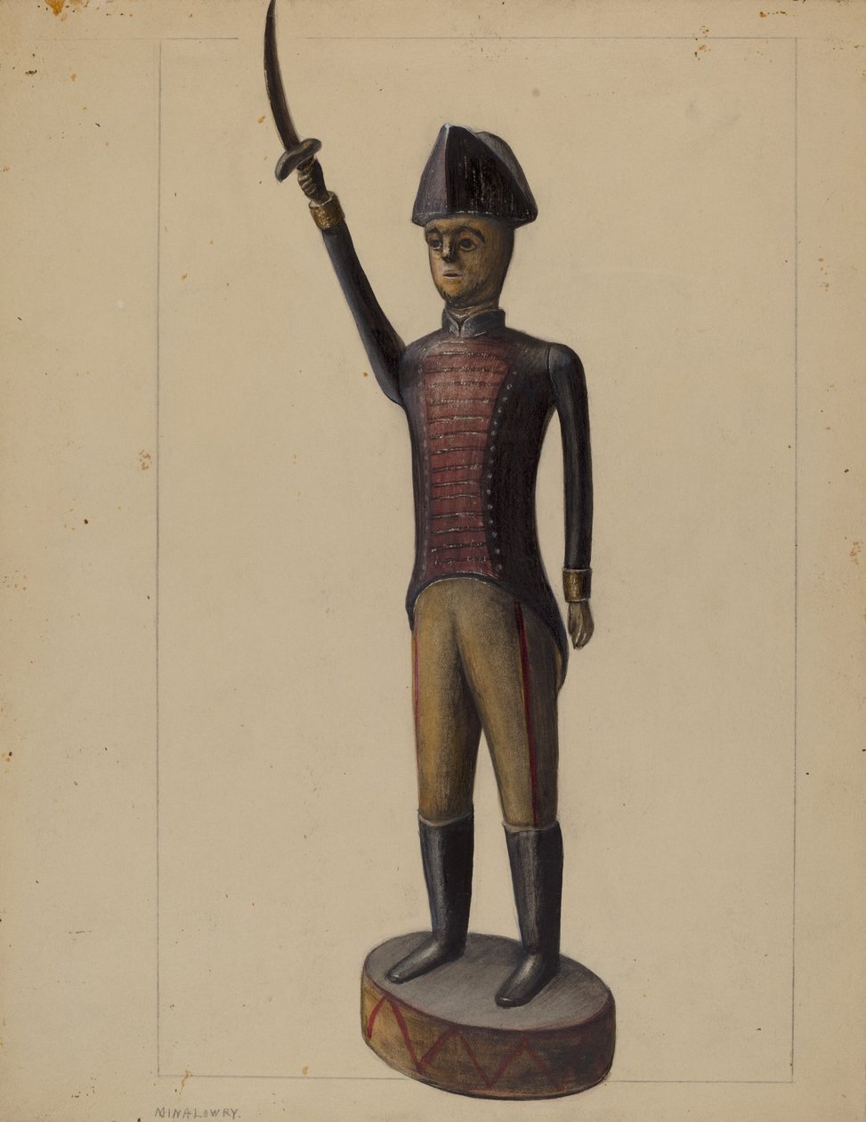Revolutionärer Soldat von Mina Lowry