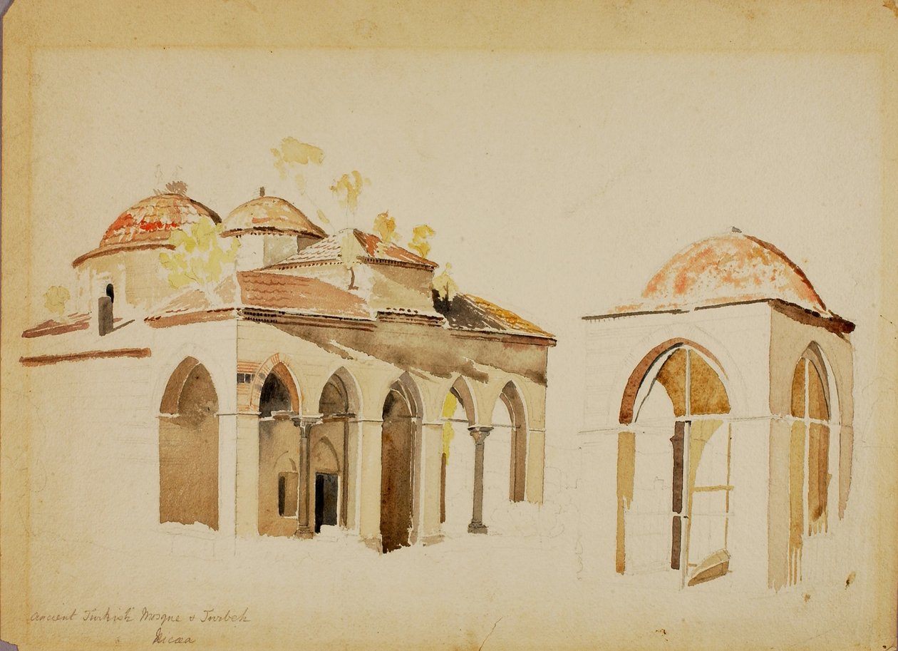 Alte türkische Moschee in Tourbek von Miner Kilbourne Kellogg