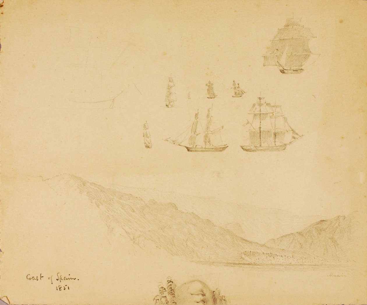 Küste von Spanien von Miner Kilbourne Kellogg