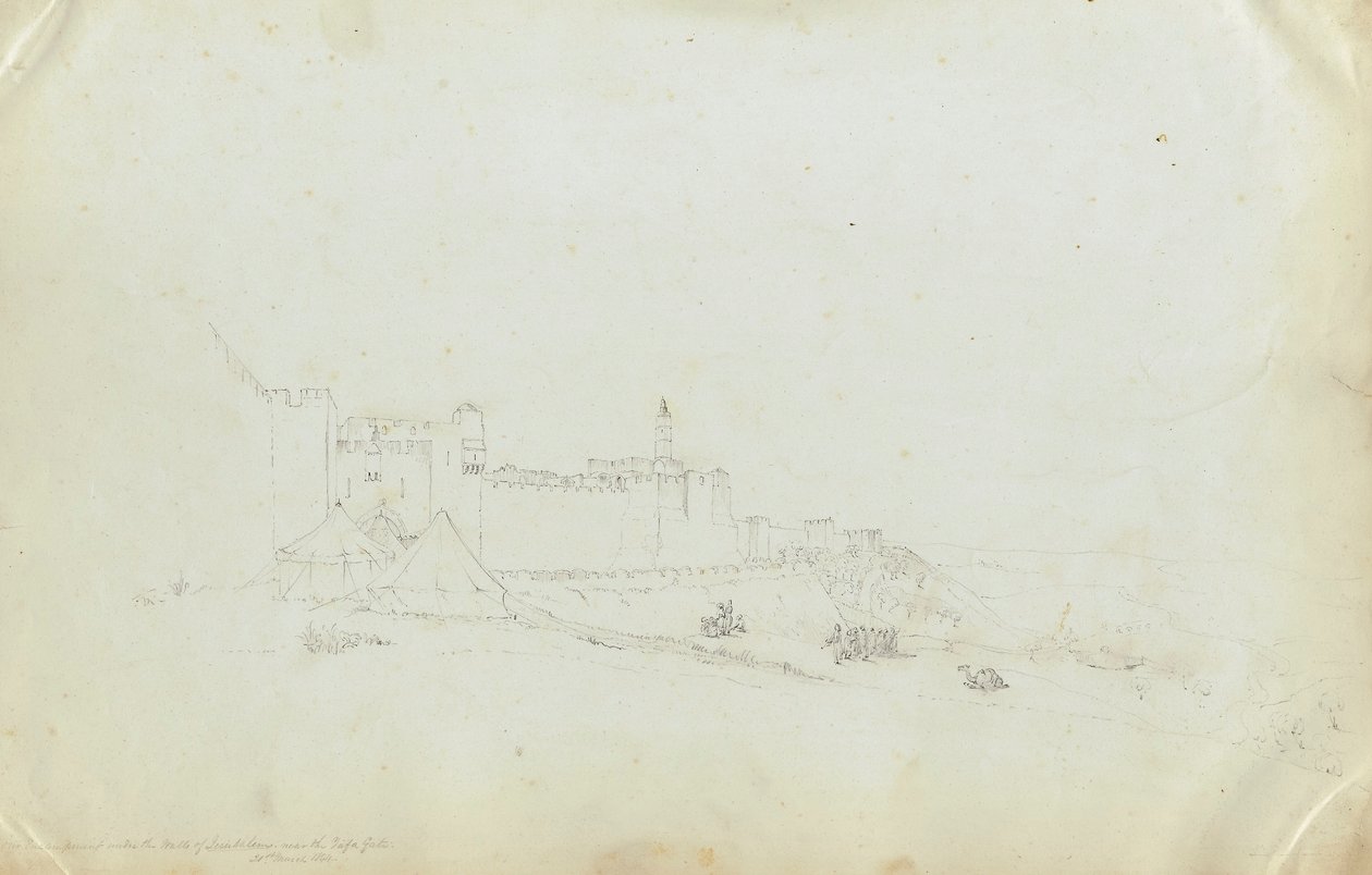 Lager in Jerusalem von Miner Kilbourne Kellogg