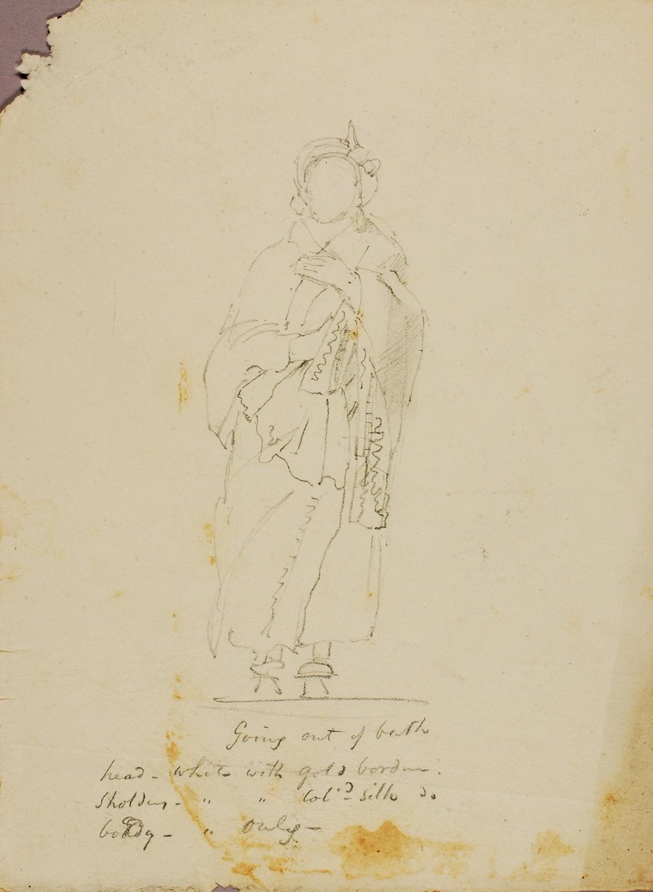 Figurenstudie (Bad verlassen) von Miner Kilbourne Kellogg