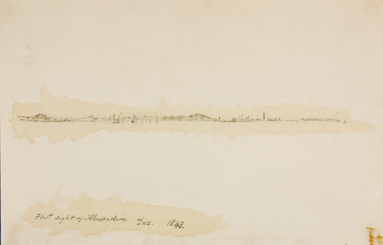 Erster Blick auf Alexandria von Miner Kilbourne Kellogg