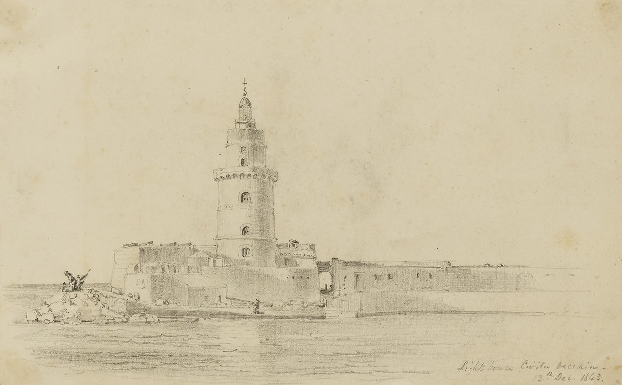Leuchtturm, Civitavecchia von Miner Kilbourne Kellogg