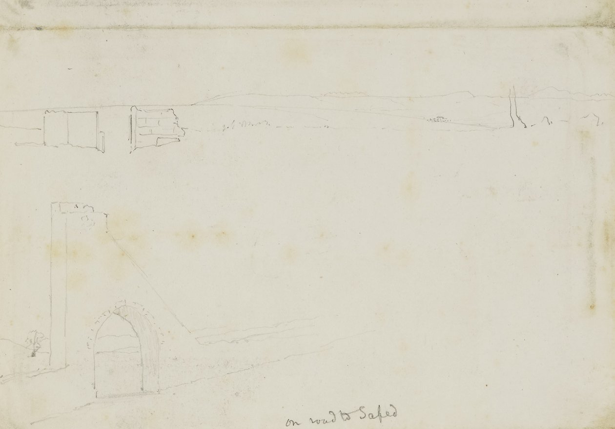 Auf dem Weg nach Safed, Israel von Miner Kilbourne Kellogg