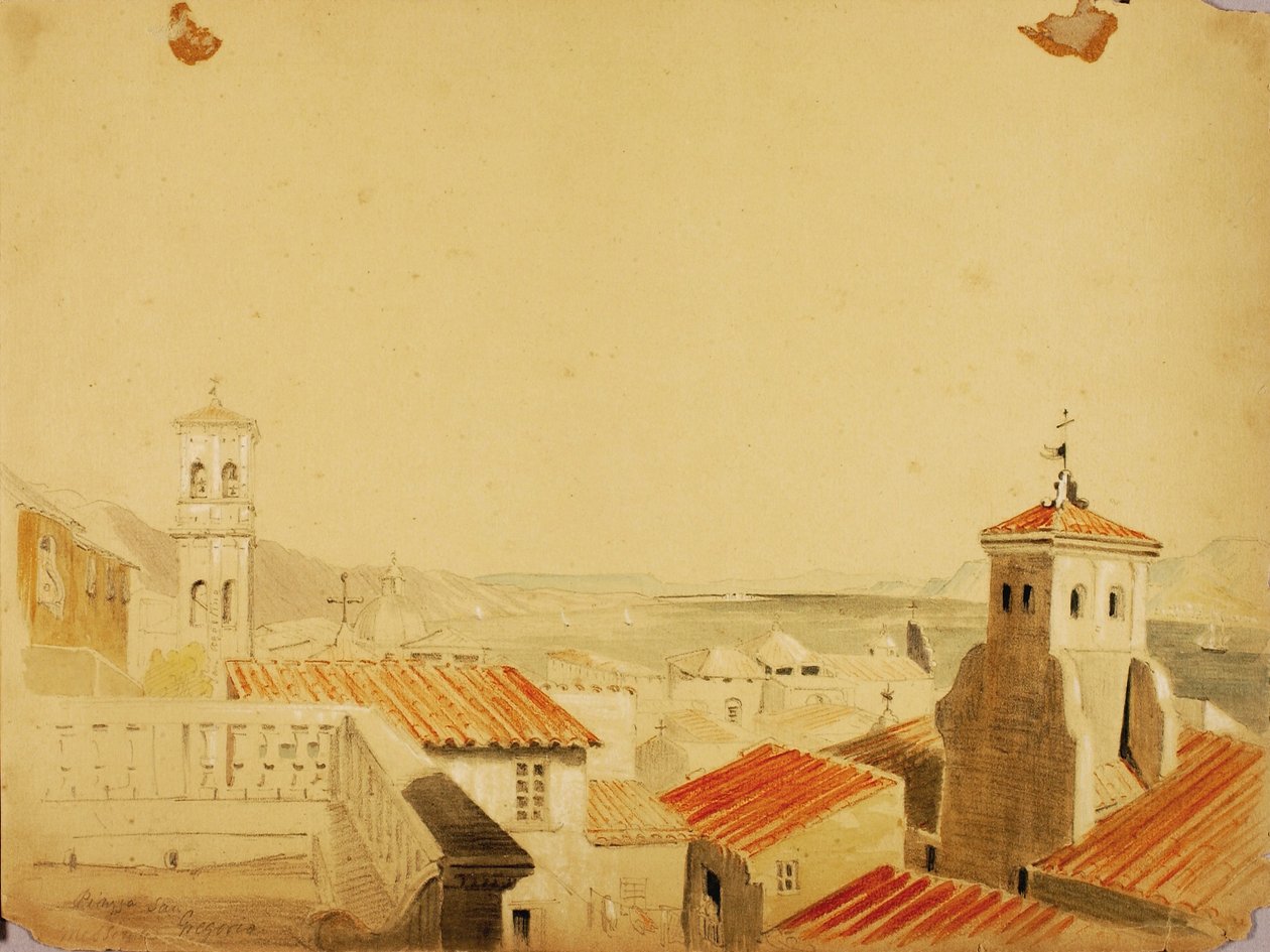 Piazza San Gregorio von Miner Kilbourne Kellogg