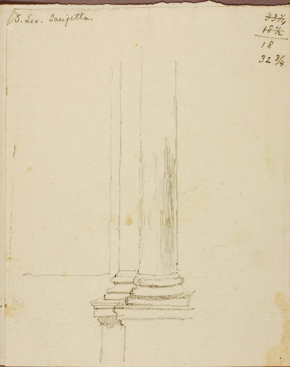 Studie (Säulen) von Miner Kilbourne Kellogg