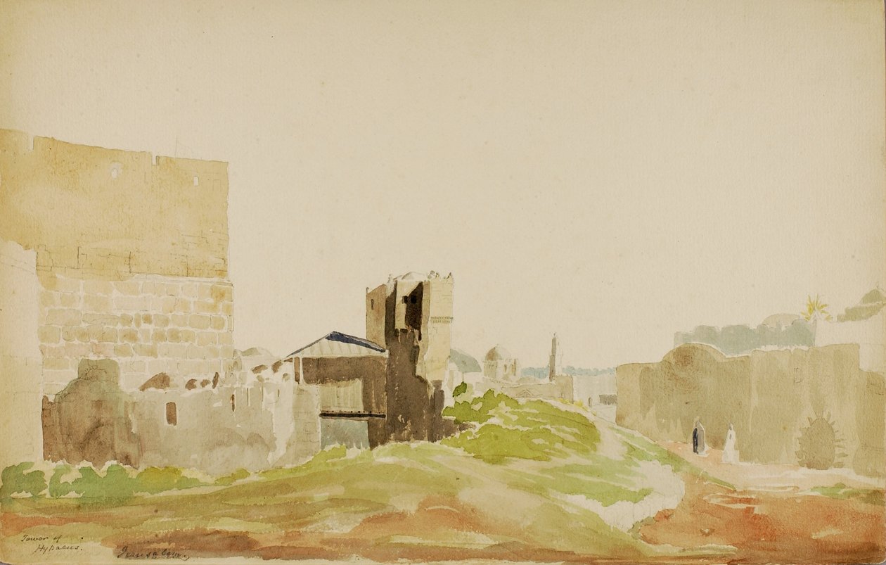 Turm von Hypacus, Jerusalem von Miner Kilbourne Kellogg
