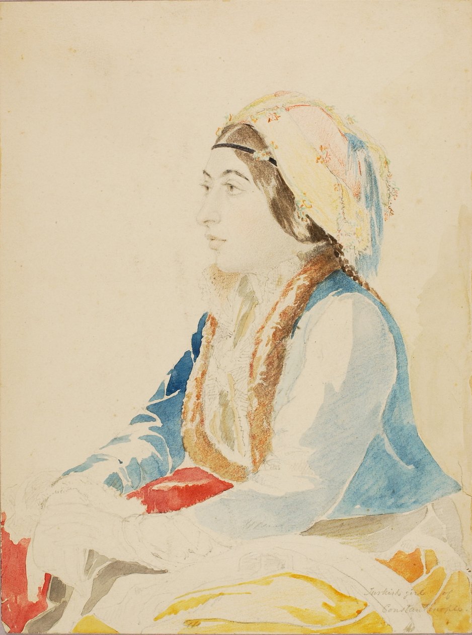 Türkisches Mädchen von Konstantinopel von Miner Kilbourne Kellogg
