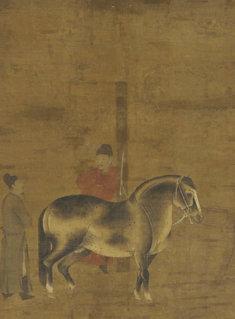 Bewertung eines Pferdes von Ming Dynasty Chinese School