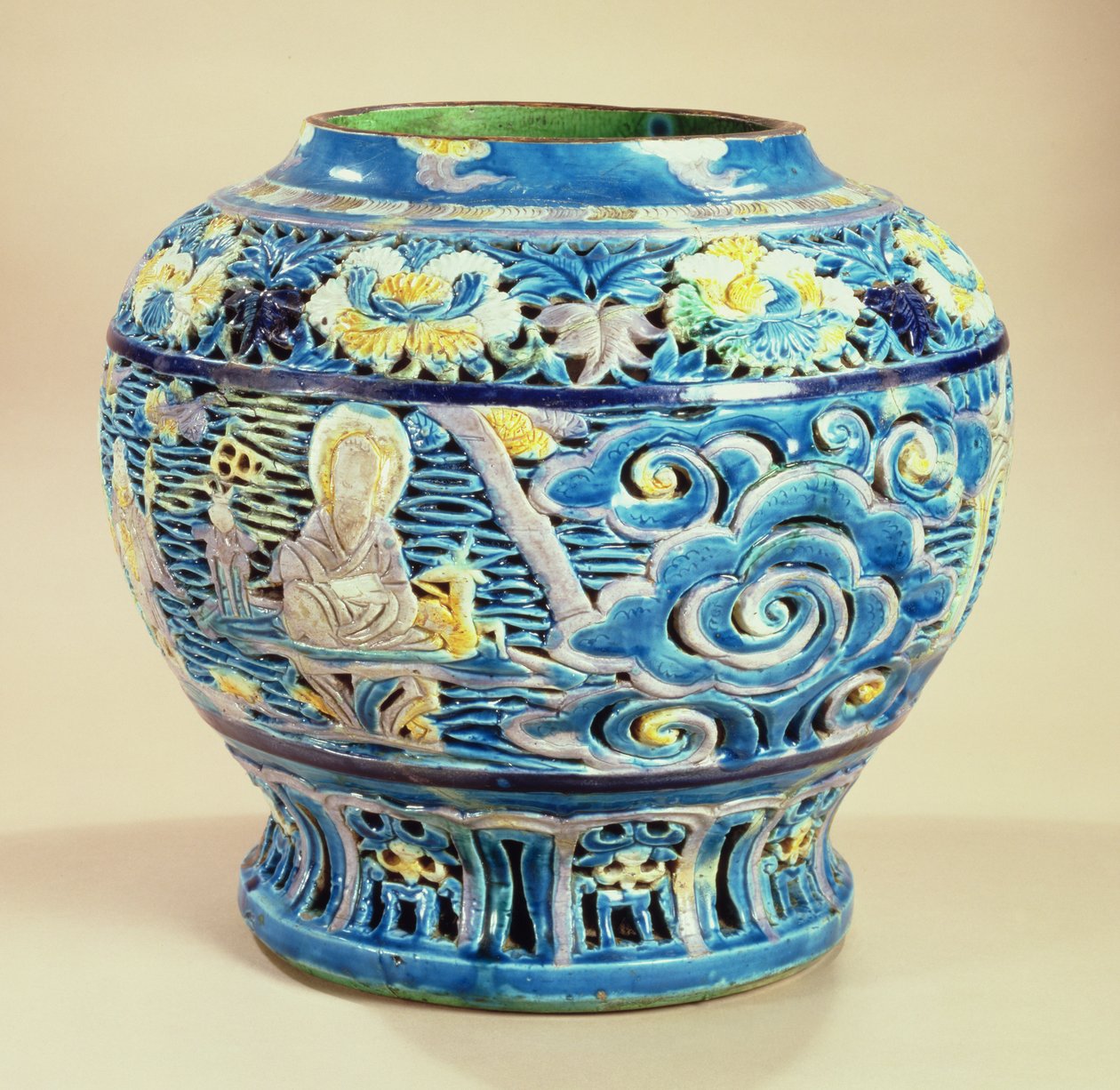 Große Vase, Ming-Dynastie von Ming Dynasty Chinese School