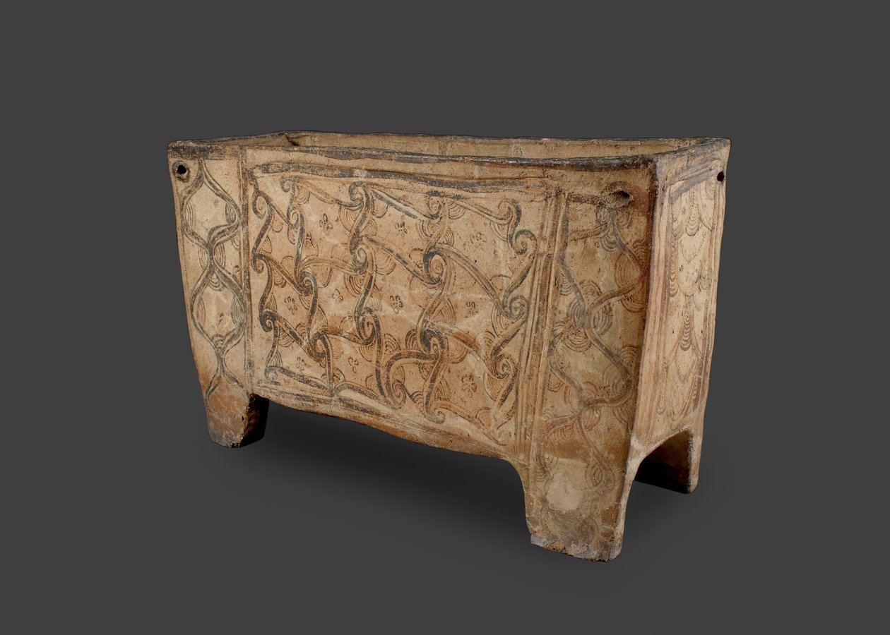 Bemalter Sarg, Knossos, Kreta, ca. 1500 v. Chr. von Minoan
