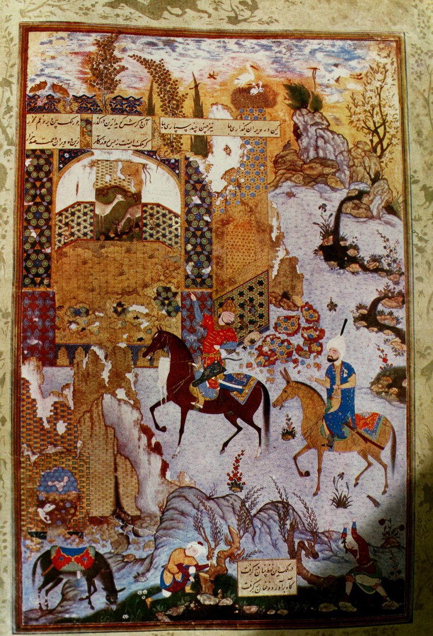 Mir Musavvir - Gerechter Nushirvan und der Wesir von Mir Musavvir