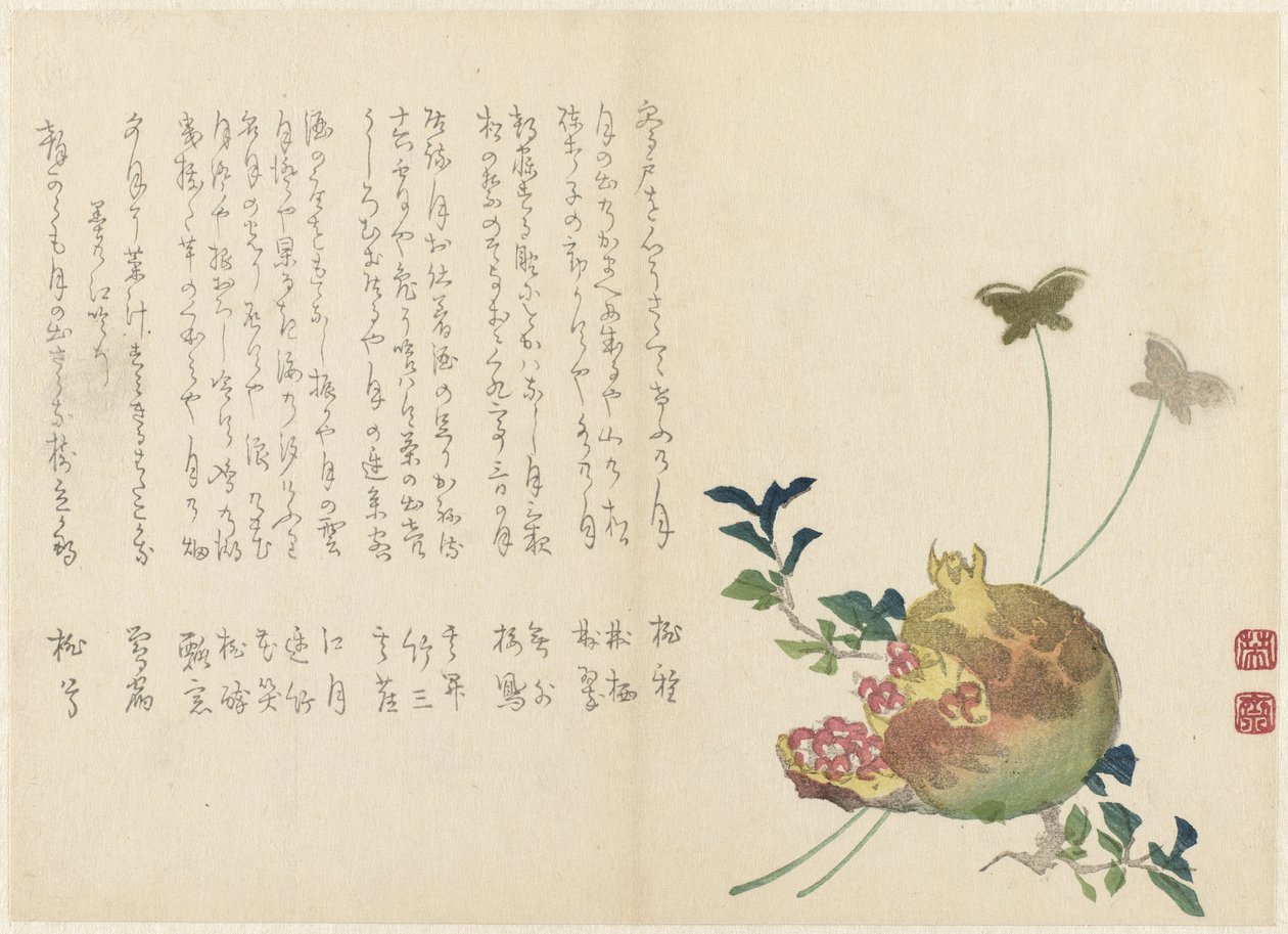 Granatapfel von Miyake Eisai