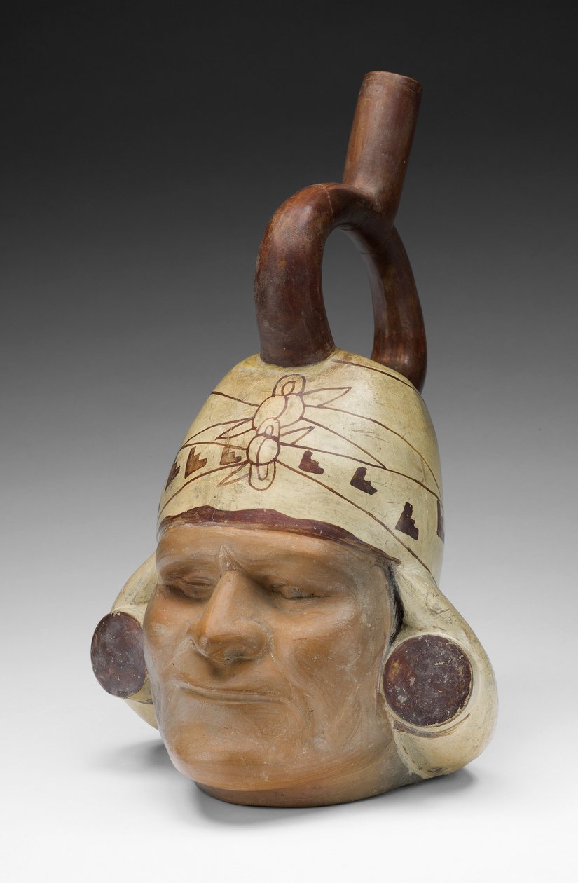 Porträtgefäß eines Herrschers von Moche