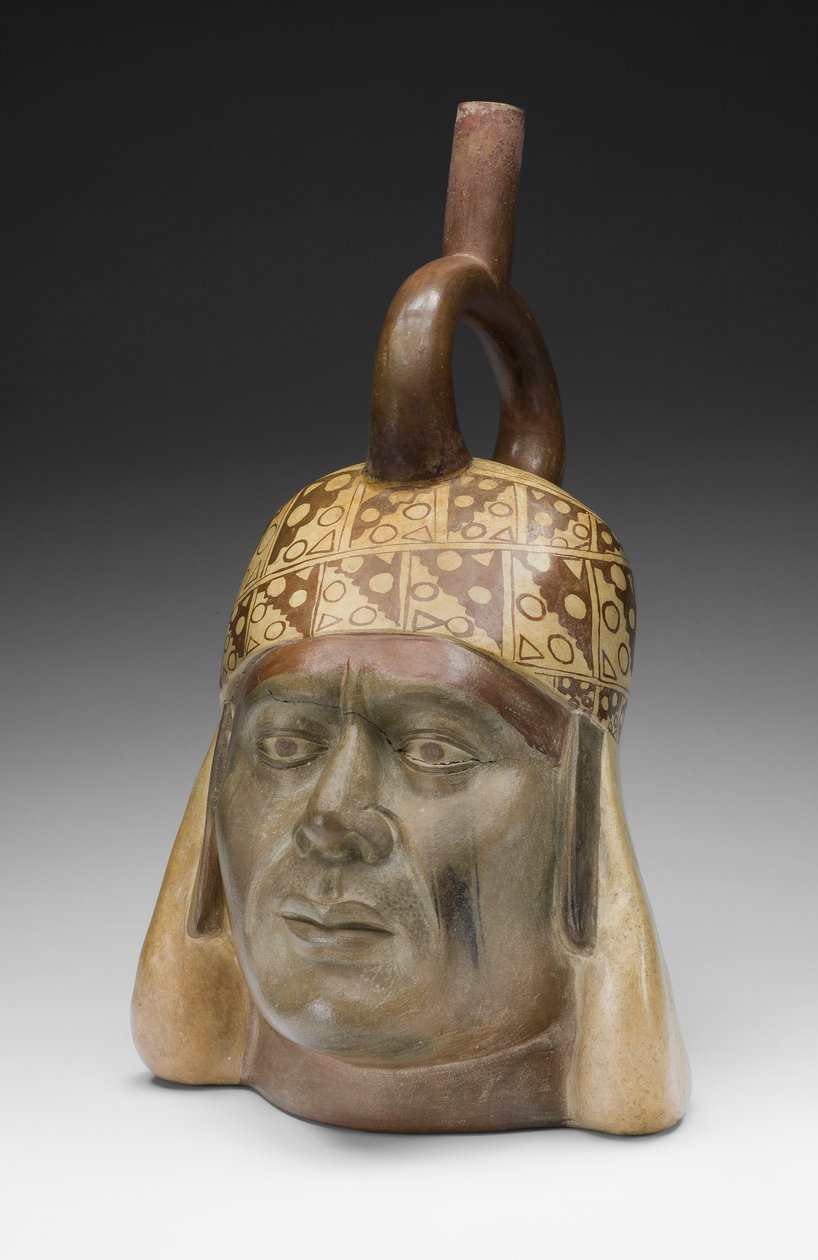 Porträtgefäß eines Herrschers von Moche Moche