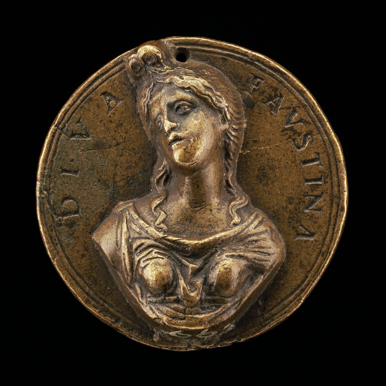 Diva Faustina [Vorderseite], ca. 1490 von Moderno