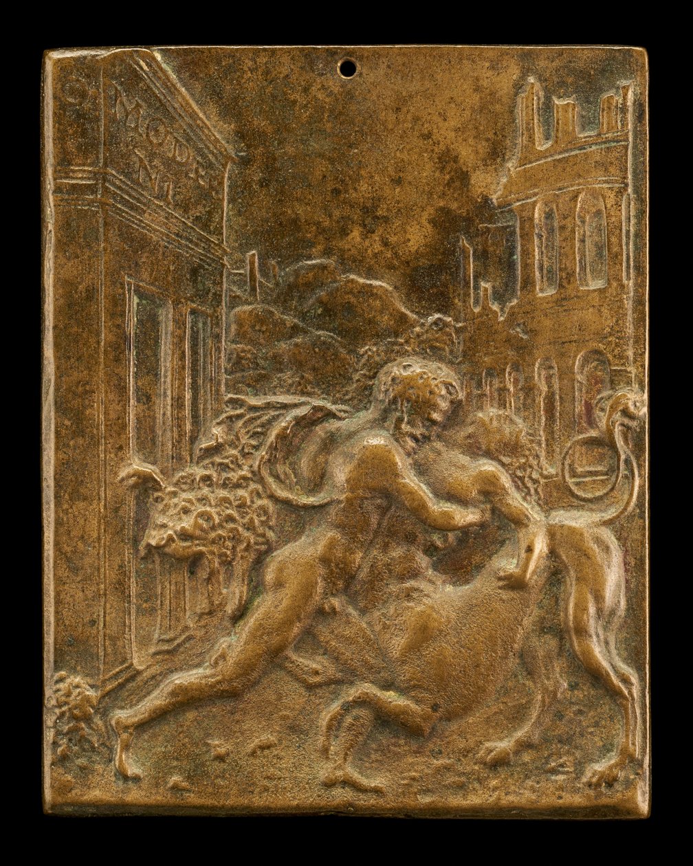 Herkules und ein Zentaur von Moderno