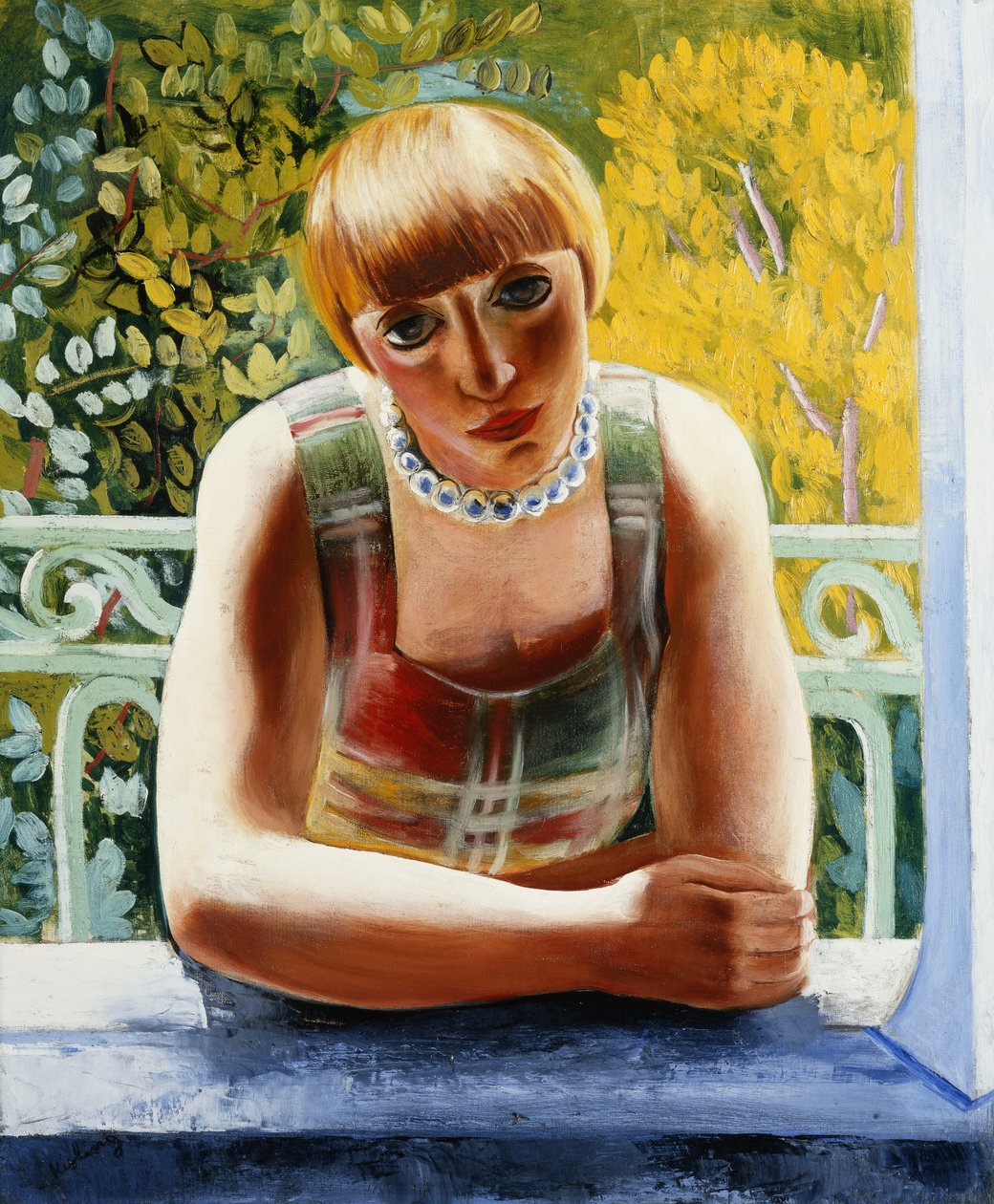 Madame Kisling in Saint-Tropez von Moise Kisling