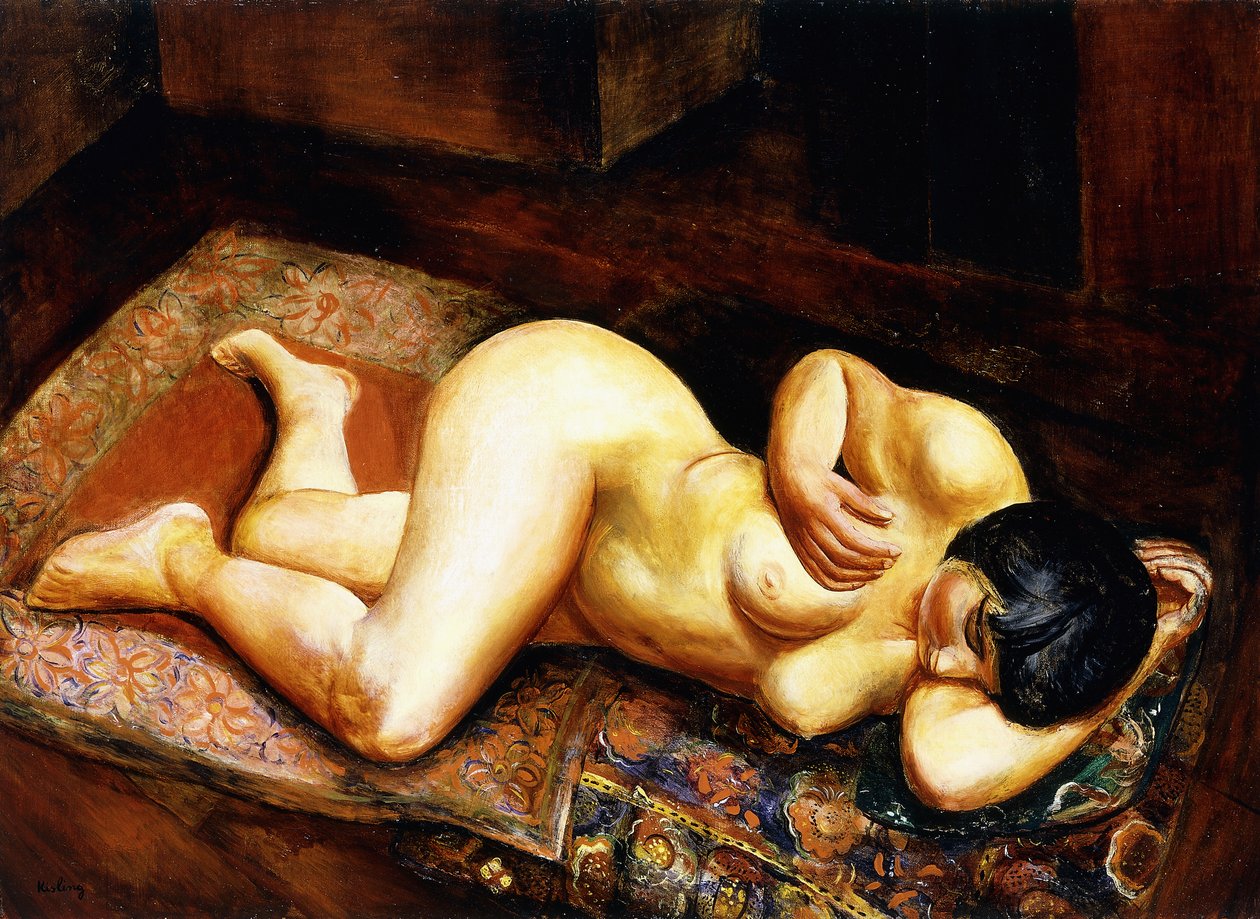 Liegende nackte Frau von Moise Kisling