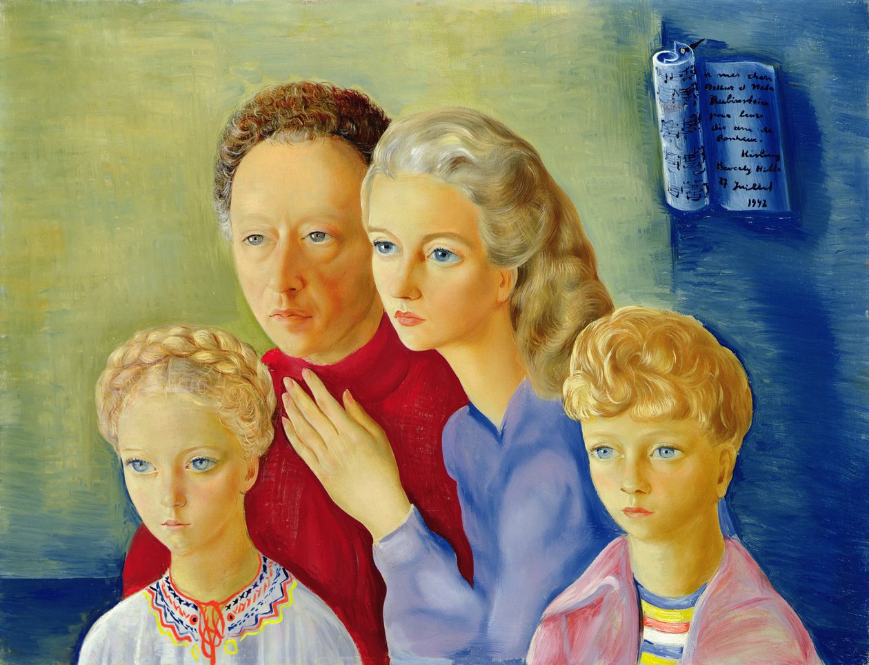 Die Familie Rubinstein von Moise Kisling