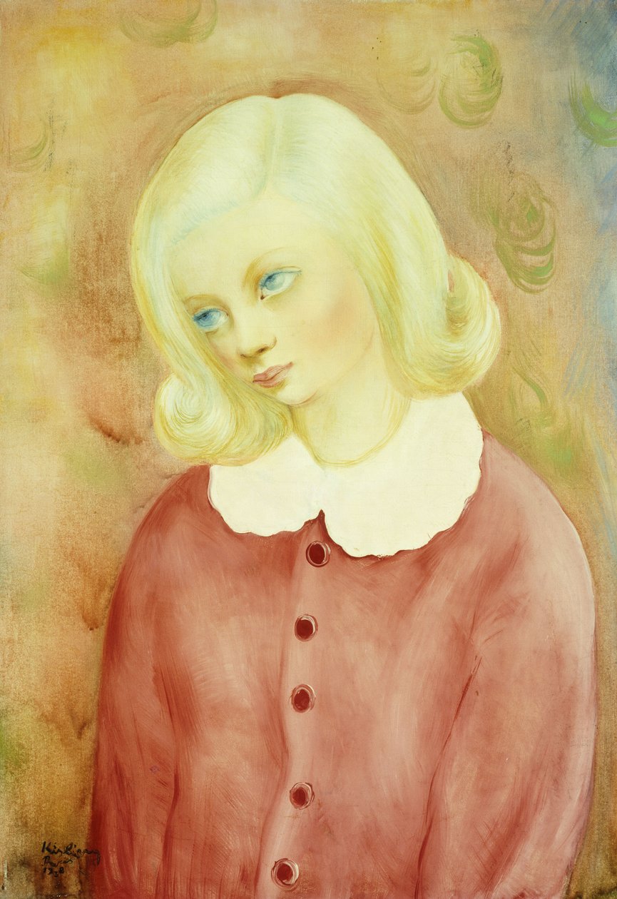 Junges polnisches Mädchen von Moise Kisling