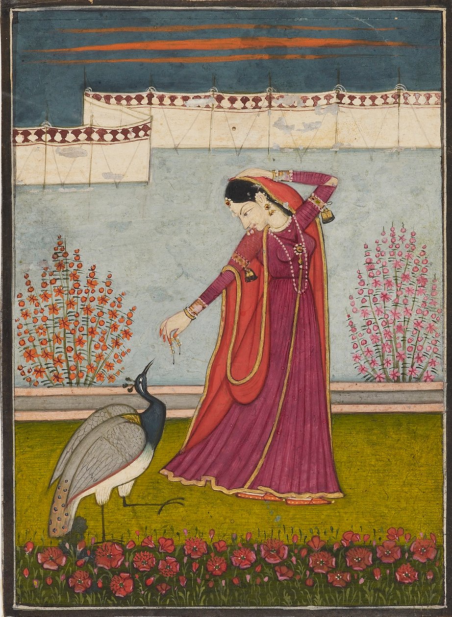 Mor Priya, um 1800 von Mola Ram
