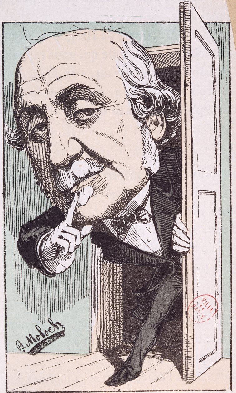 Karikatur von Albert, Duc de Broglie (1821-1901) von Moloch